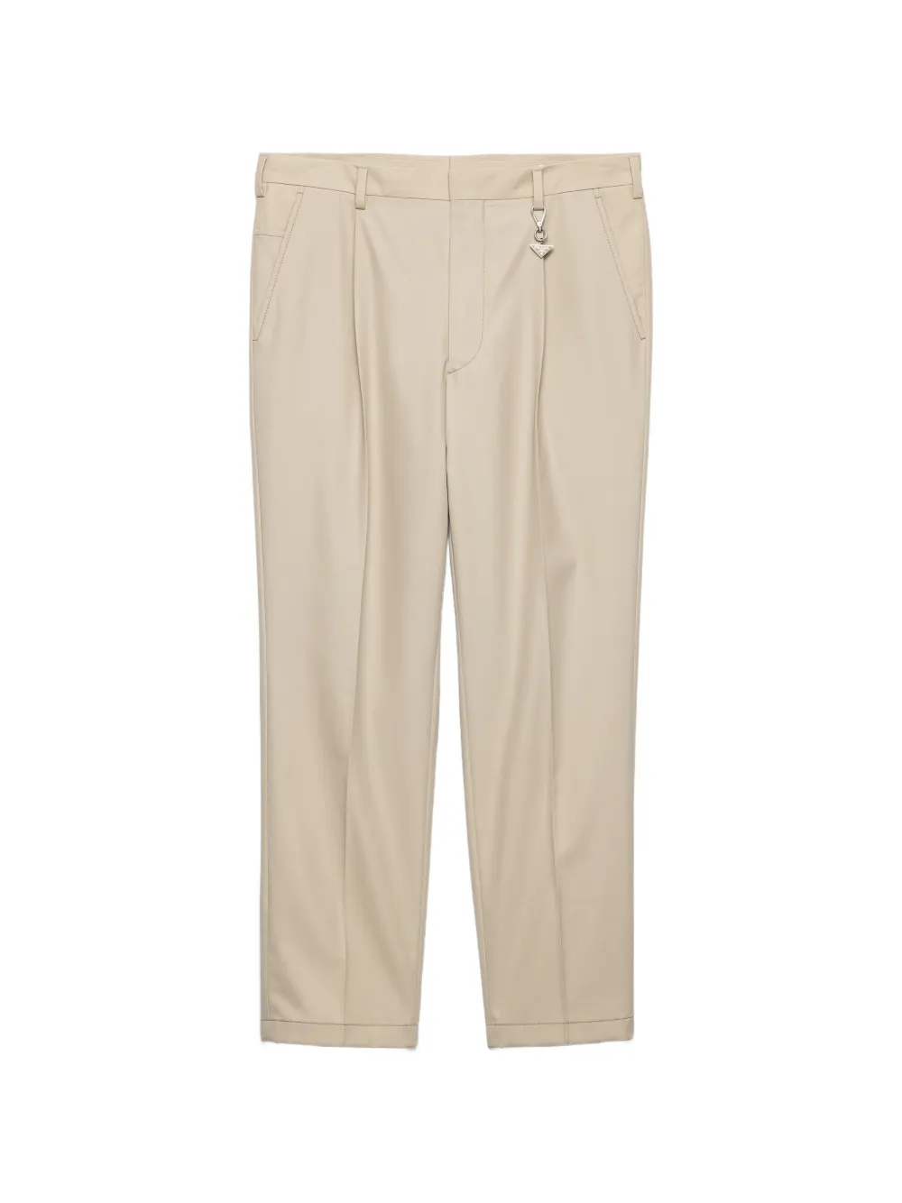 Prada pleat detail trousers - Toni neutri