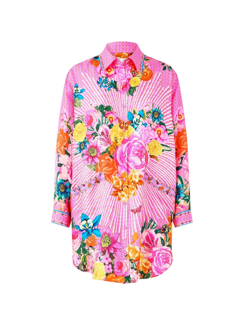 Camilla Illustration Nation tunic - Rosa