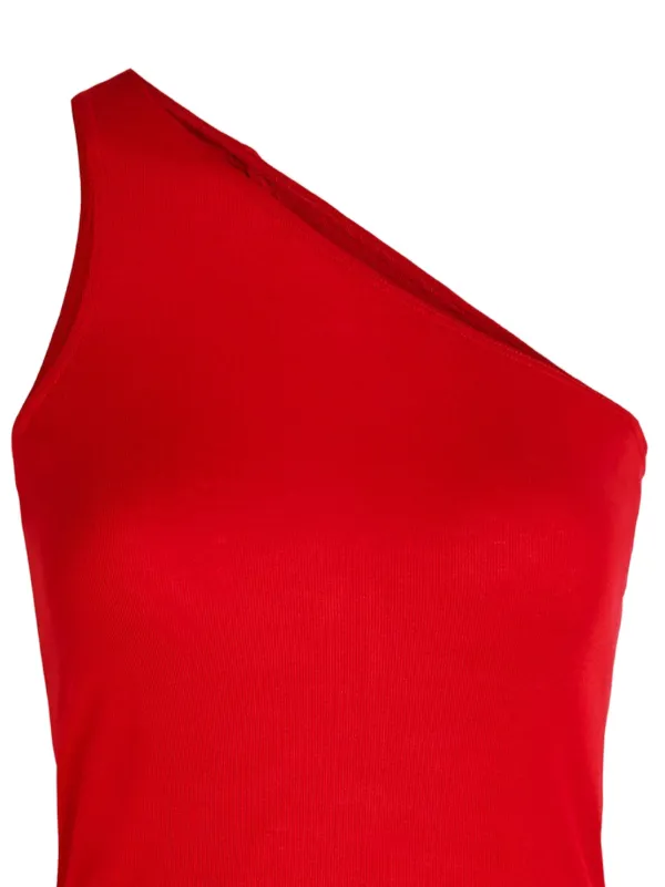 Rick Owens Lilies one-shoulder Top | Red | FARFETCH