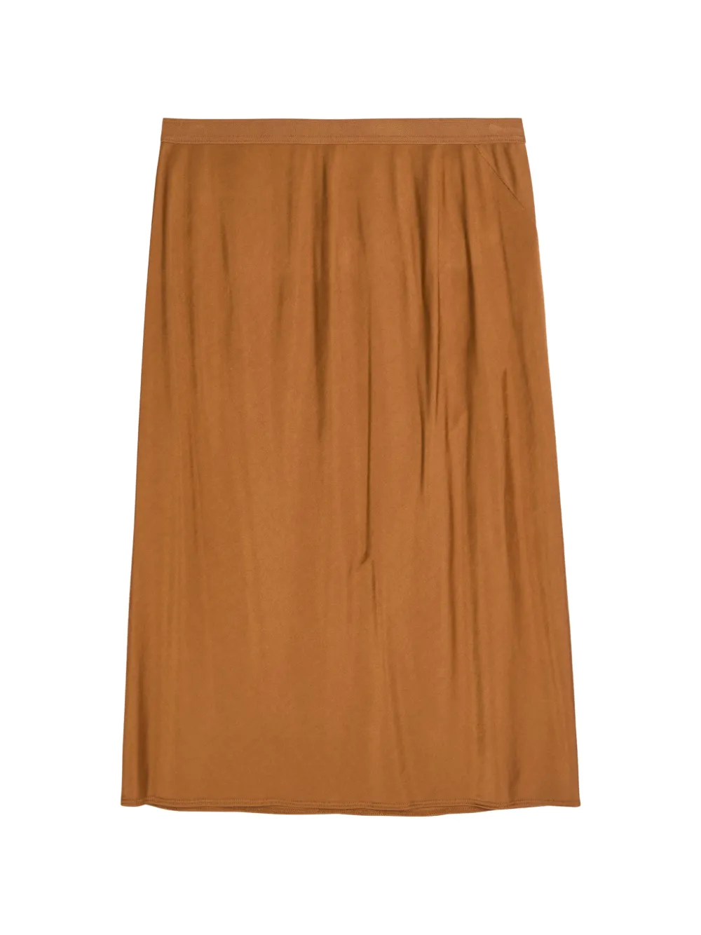 Rick Owens Lilies elasticated-waist midi skirt - Marrone