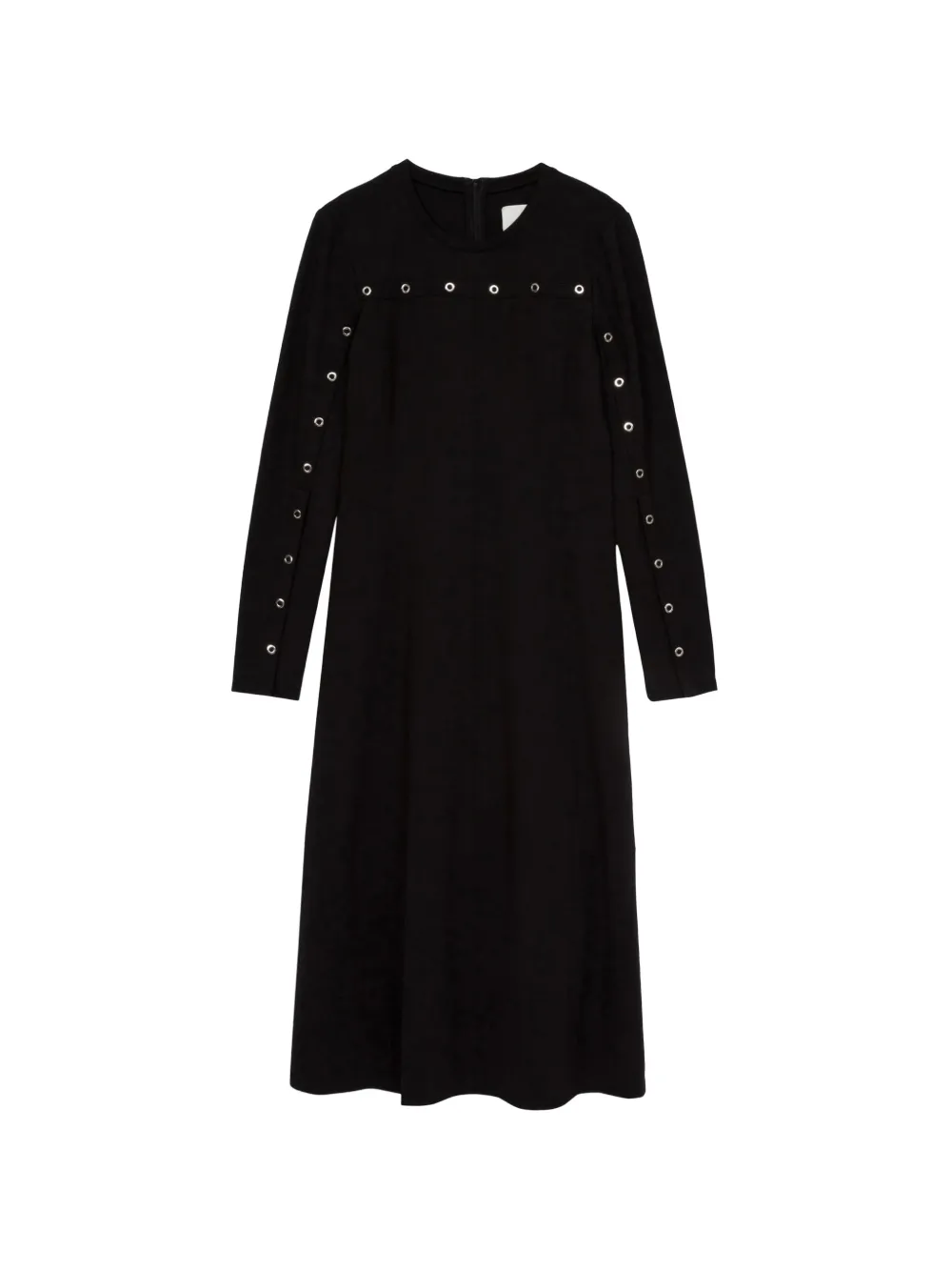 3.1 Phillip Lim ring gathered midi dress - Nero