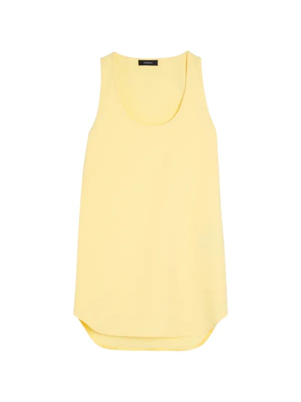 WARDROBE.NYC Liquid Sleeveless Tank Top in Yellow