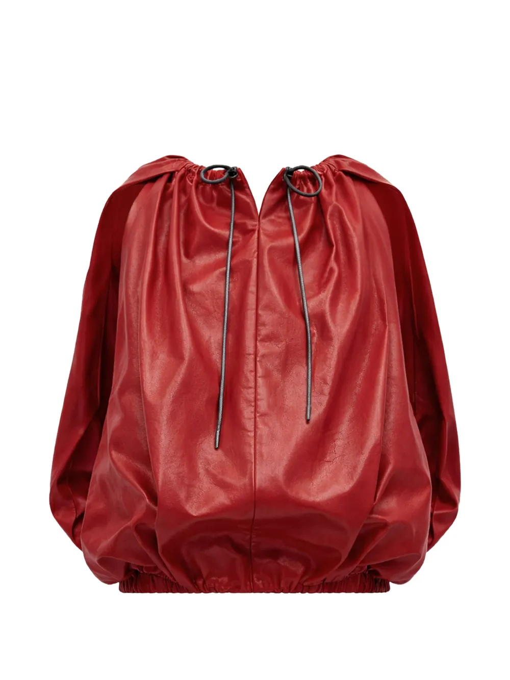 3.1 Phillip Lim Cocoon Zip top - Rosso