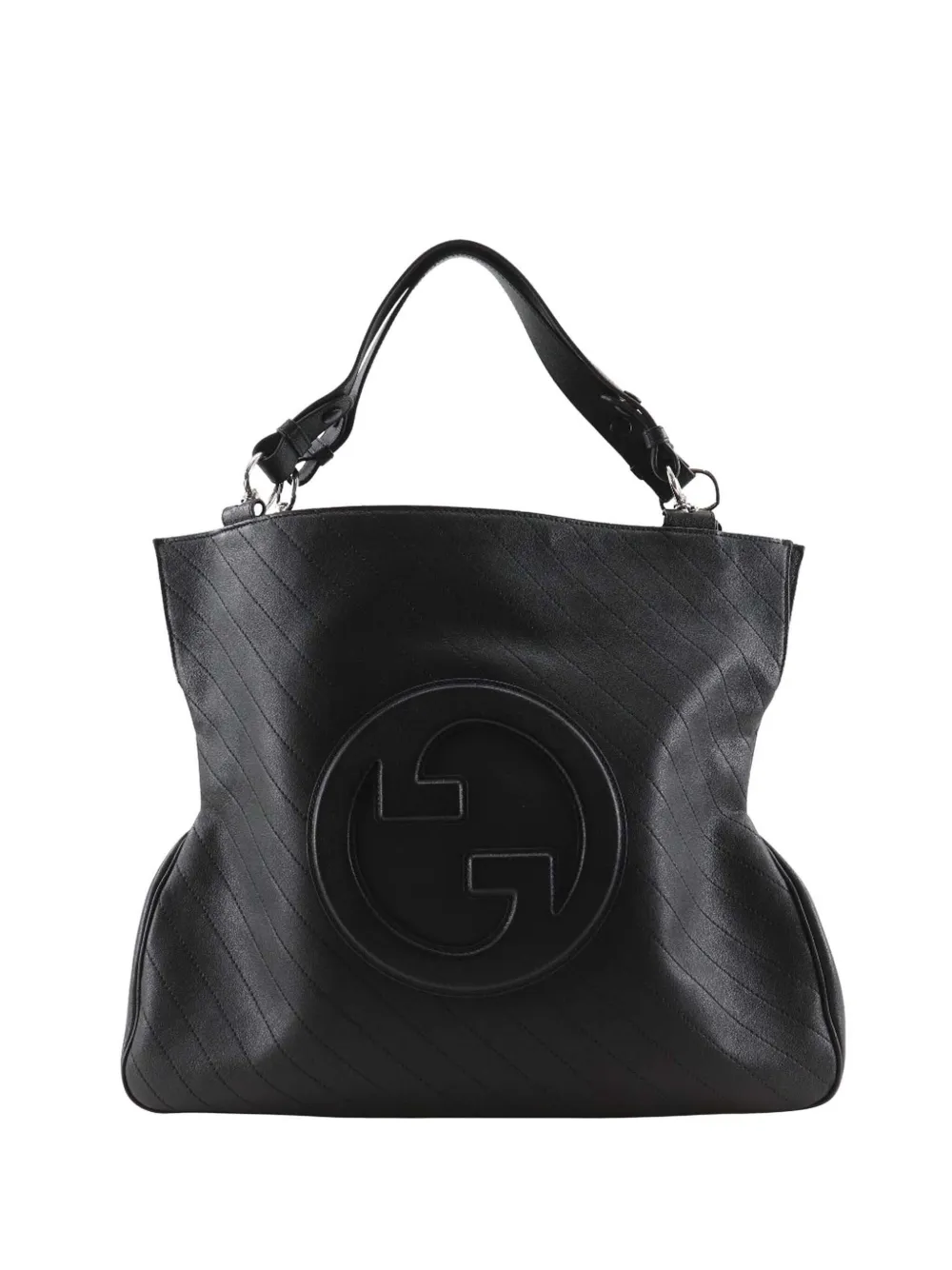 Gucci Pre-Owned 2016-2025 Medium Matelasse Leather Blondie Tote satchel - Nero