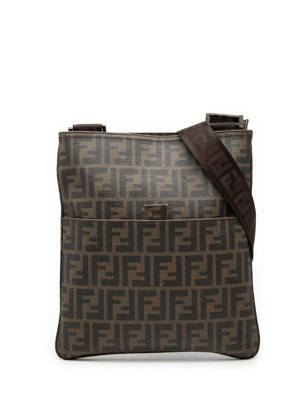 Fendi Pre-Owned 2000-2010 Zucca Spalmati crossbody bag - Marrone