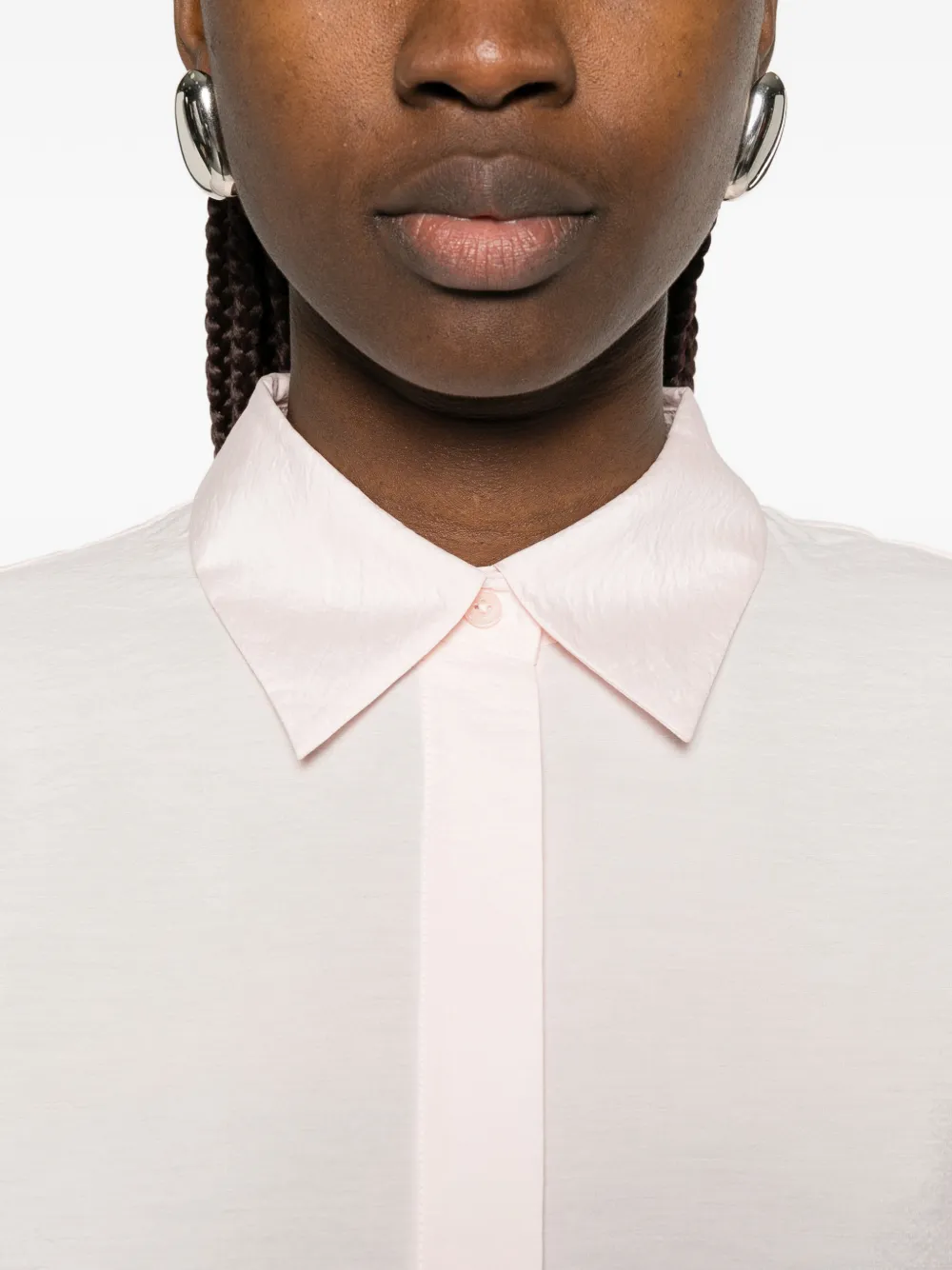 TOTEME Parachute blousejurk met lange mouwen Roze