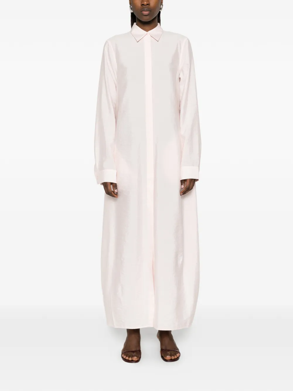 TOTEME Parachute blousejurk met lange mouwen Roze