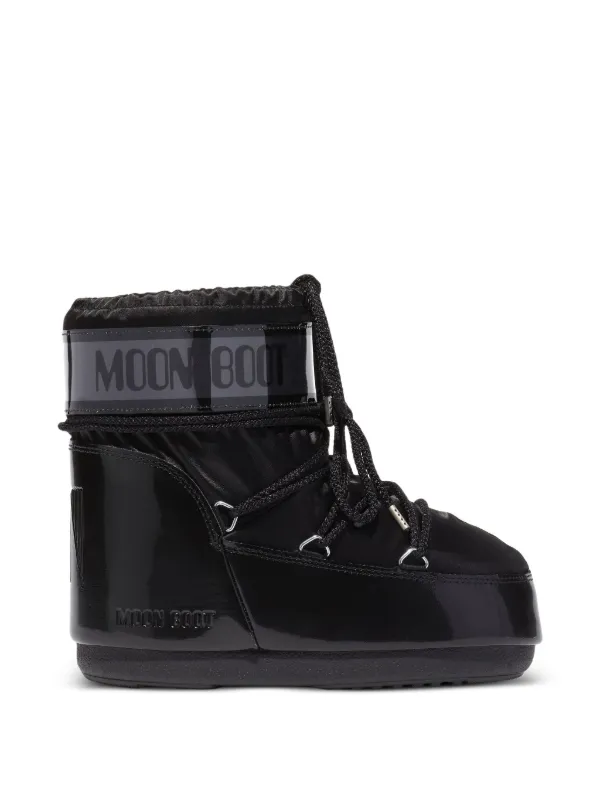 Moon Boot Icon Low Glance ブーツ | ブラック | FARFETCH JP