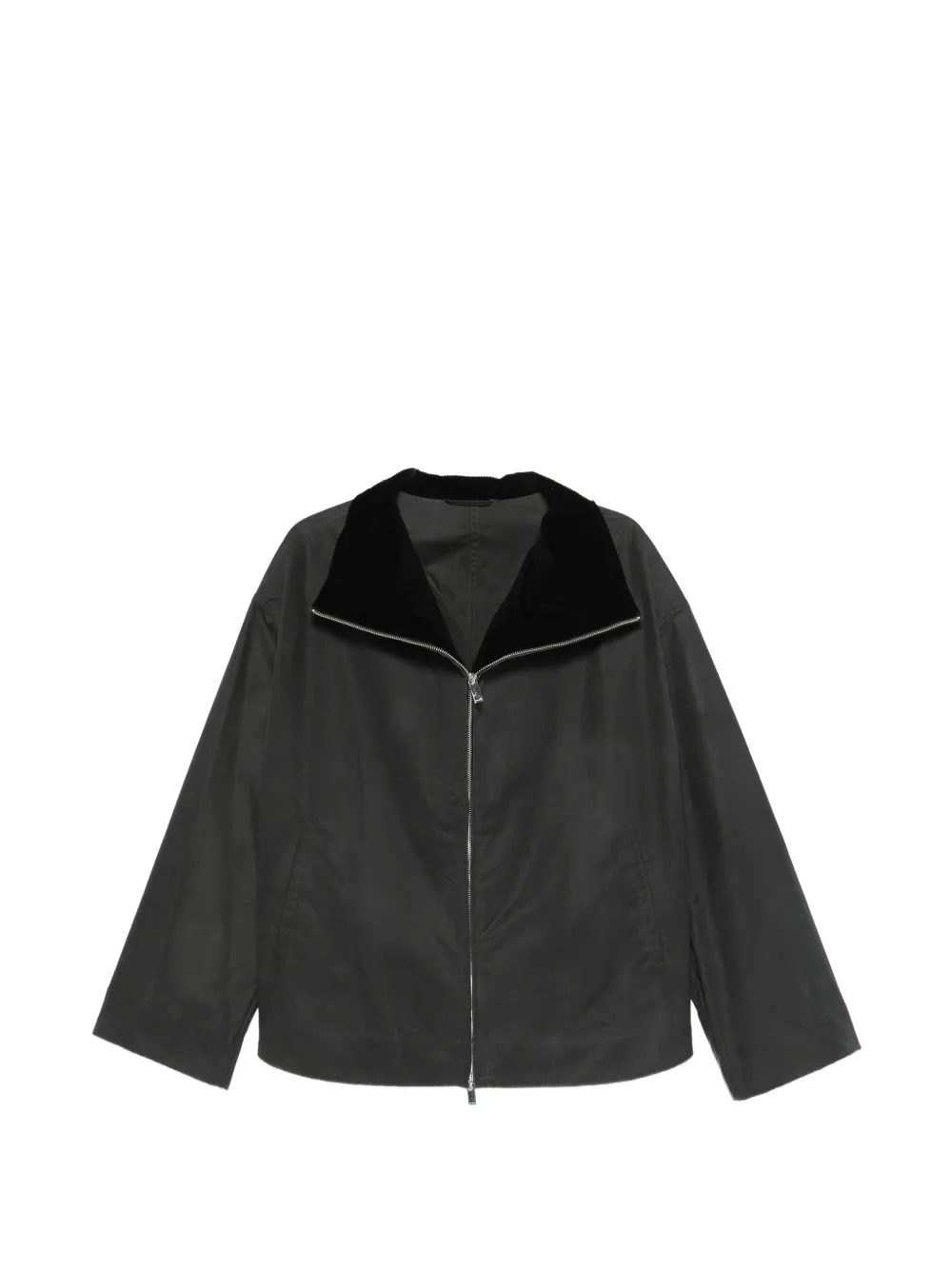 TOTEME zip-fastening long-sleeve jacket - Nero