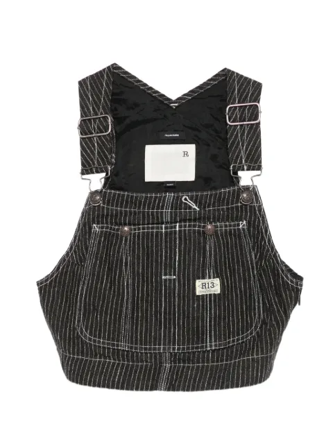 R13 pinstripe overalls
