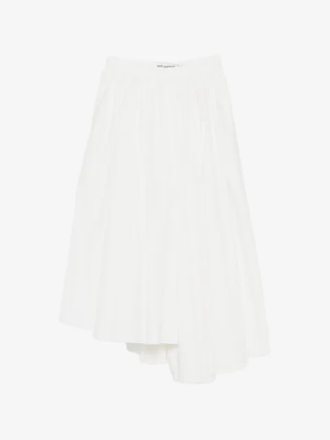 Self-Portrait pleated asymmetrical skirt