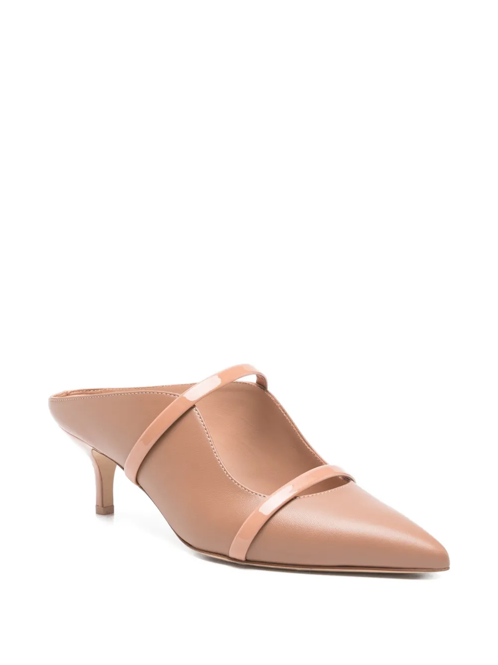 Malone Souliers Maureen pointed straps mules Beige