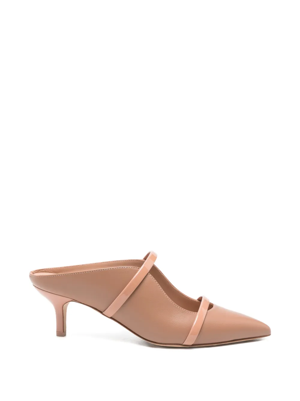 Malone Souliers Maureen pointed straps mules Beige