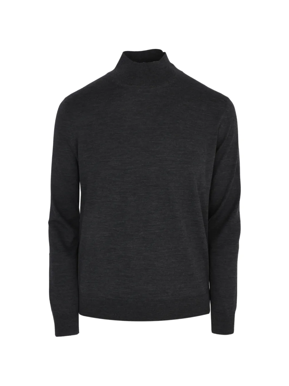 Luciano Barbera high-neck fine-knit sweater - Grau