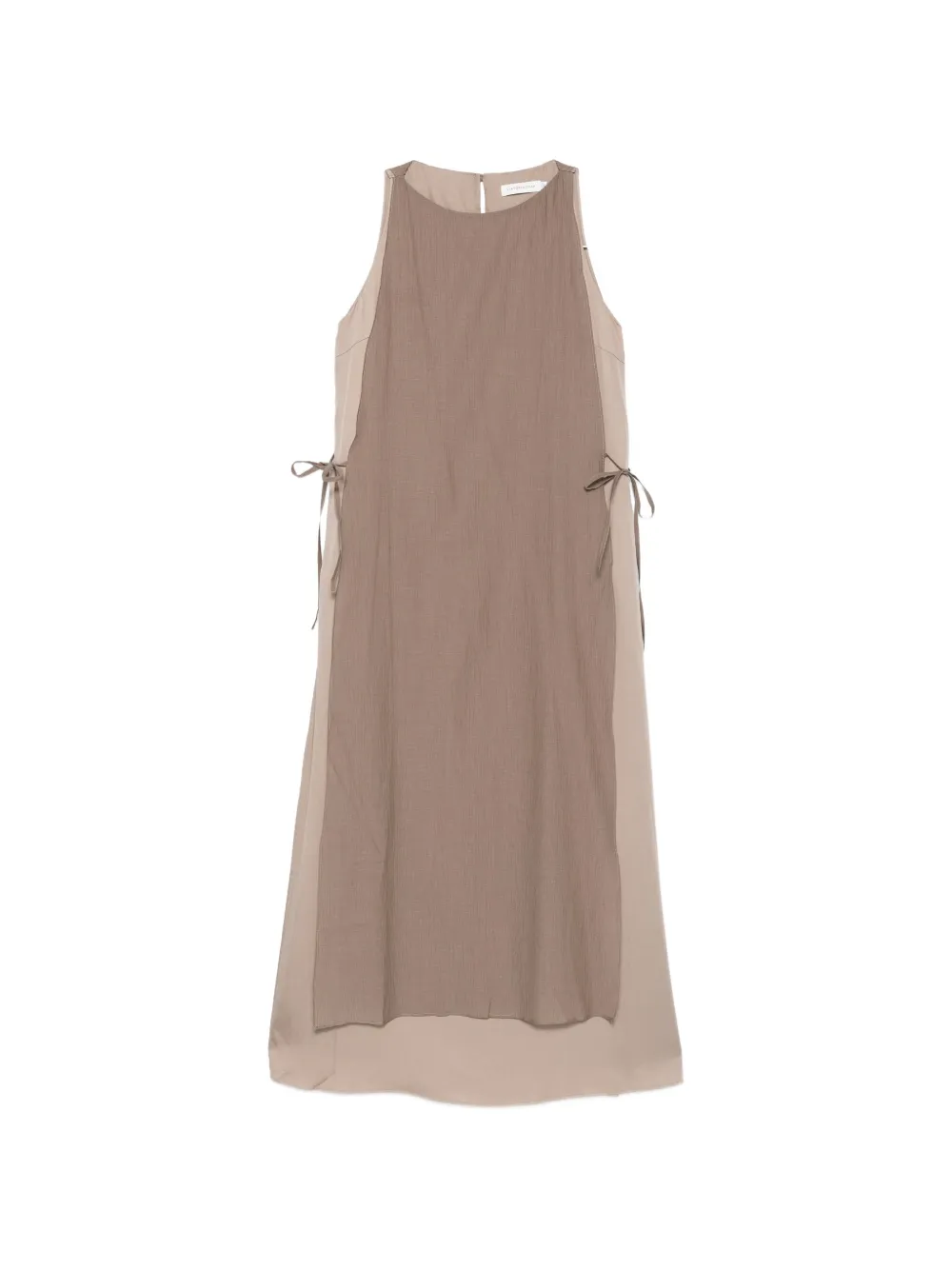 VIKTORIA CHAN Opame tie detail dress - Braun