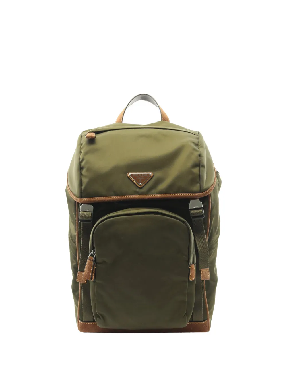 Prada Pre-Owned 2013-2025 Re-Nylon Drawstring backpack - Marrone