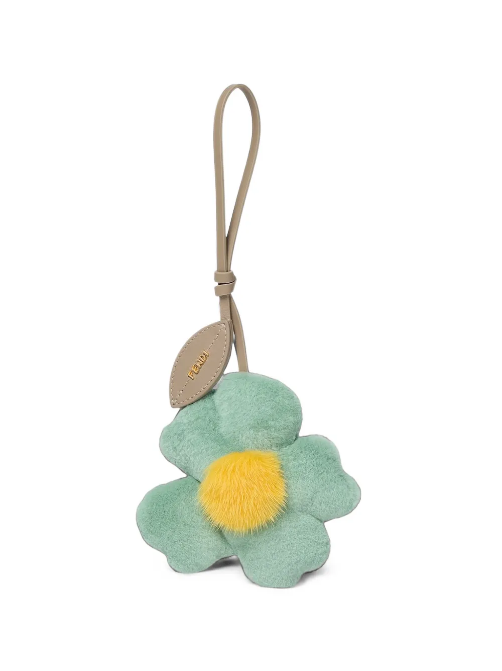 FENDI Sunny Side Flowers shearling charm