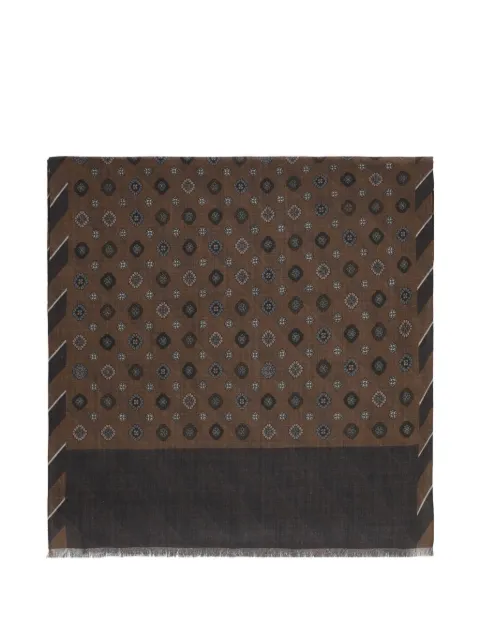 Altea fringes patterned scarf