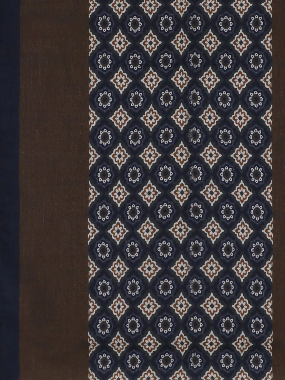 Altea Sjaal met franje en patroon Blauw