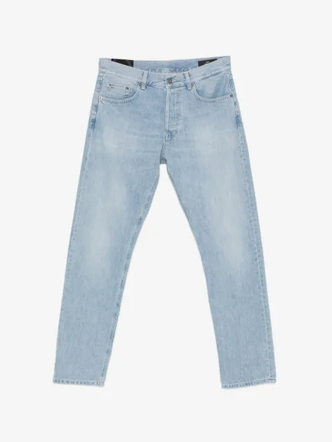DONDUP jeans rectos con efecto lavado