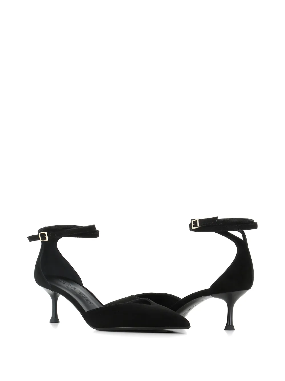 Sergio Levantesi Camelia pumps met enkelbandje Zwart