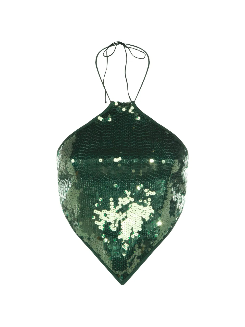 Oséree Marylin sequin tie top - Verde