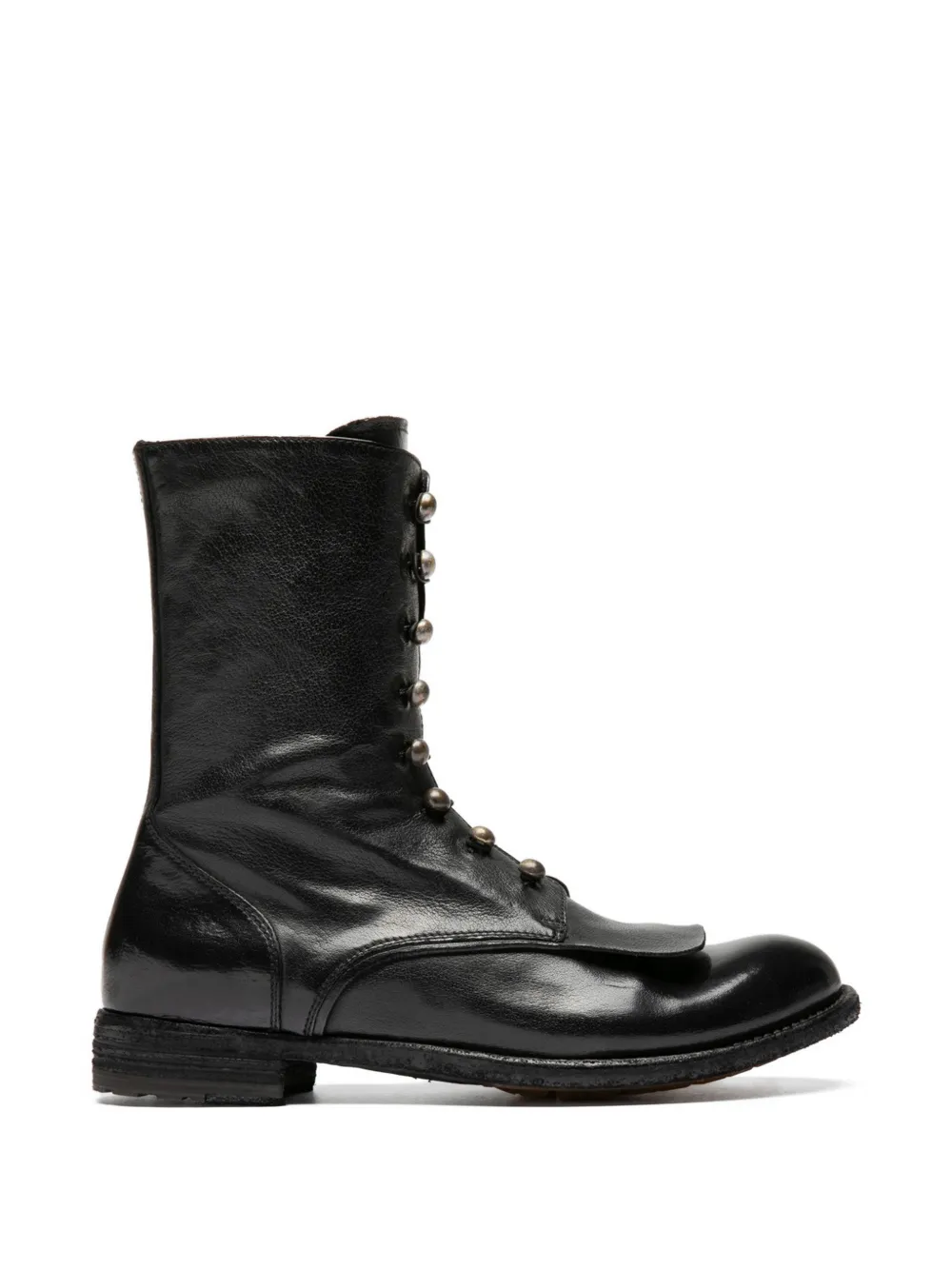 Officine Creative Lexikon zip leather boots - Nero