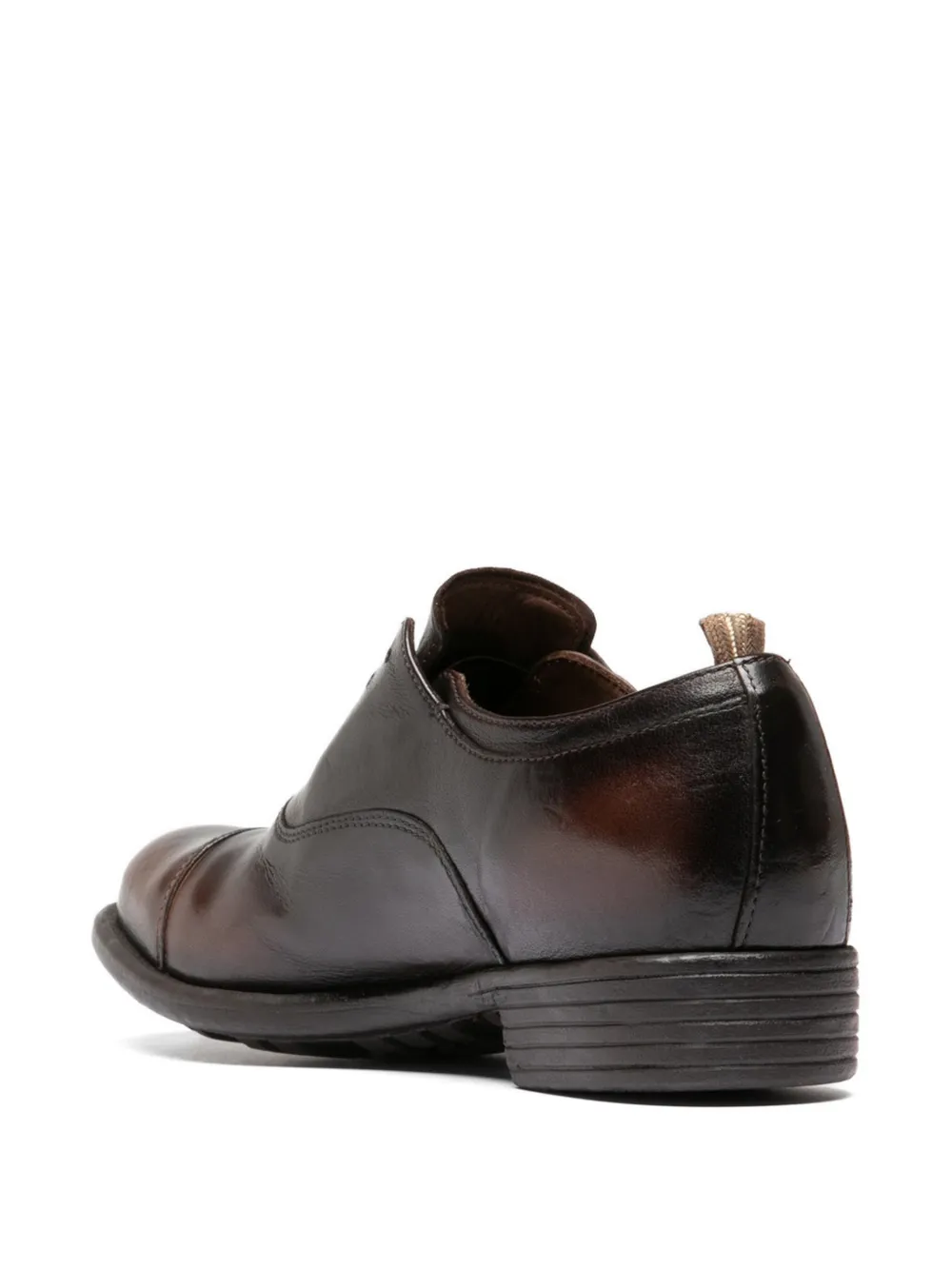 Officine Creative Calixte 003 patina leather derby Bruin