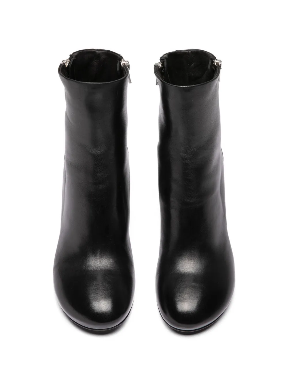 Officine Creative Felicia leren laarzen met rits Zwart