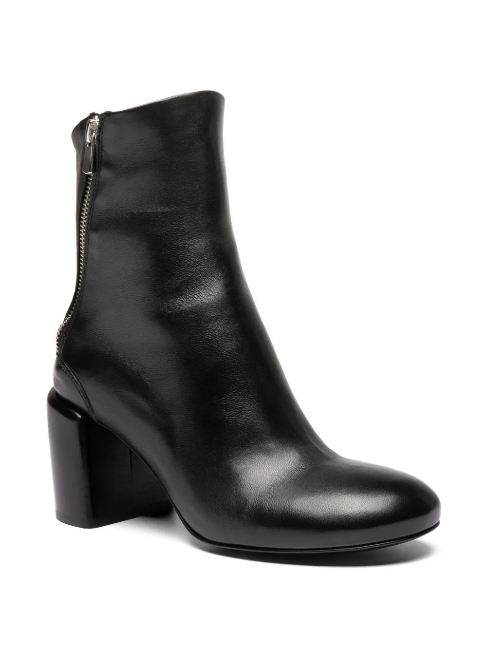 Officine Creative Felicia leren laarzen met rits Zwart