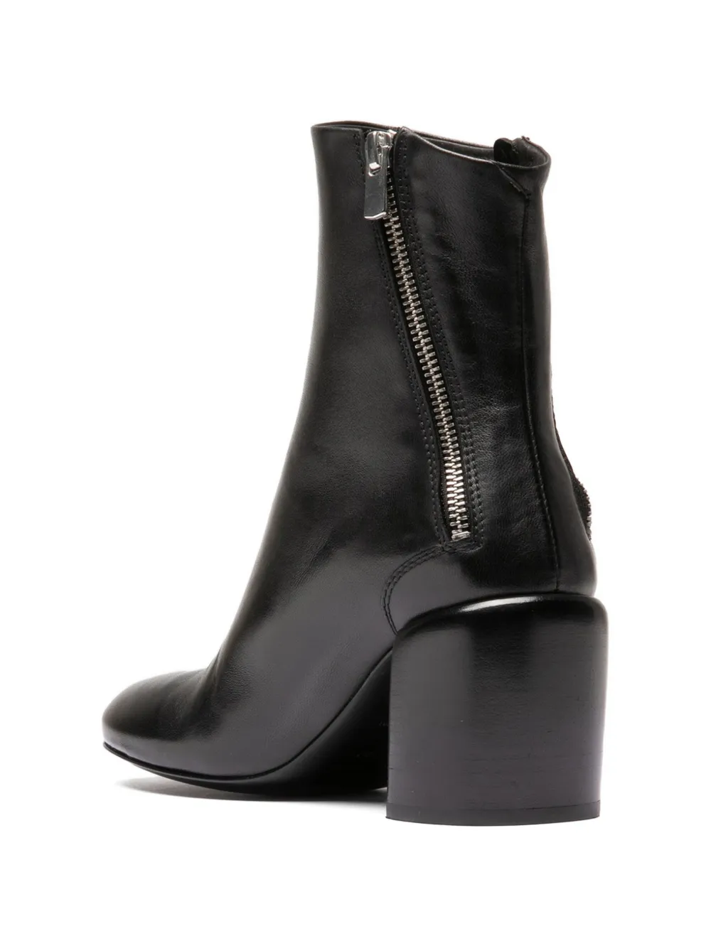 Officine Creative Felicia leren laarzen met rits Zwart