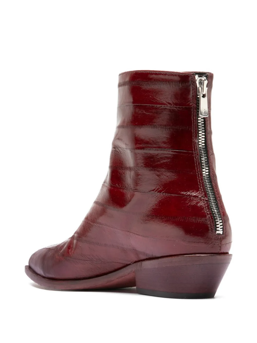 Officine Creative Noelie DD leren laarzen met rits Rood