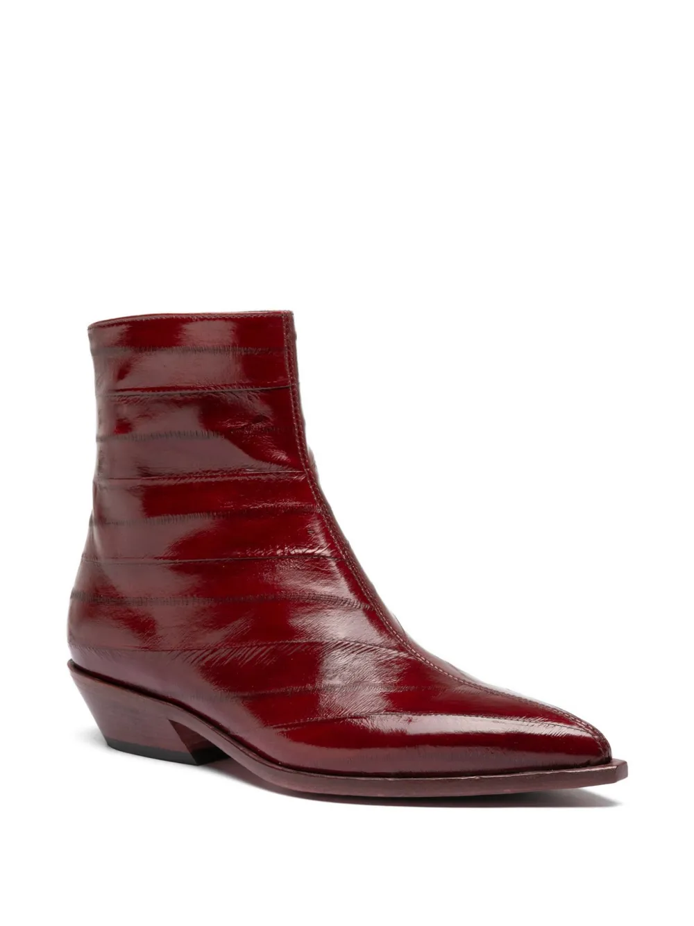 Officine Creative Noelie DD leren laarzen met rits Rood