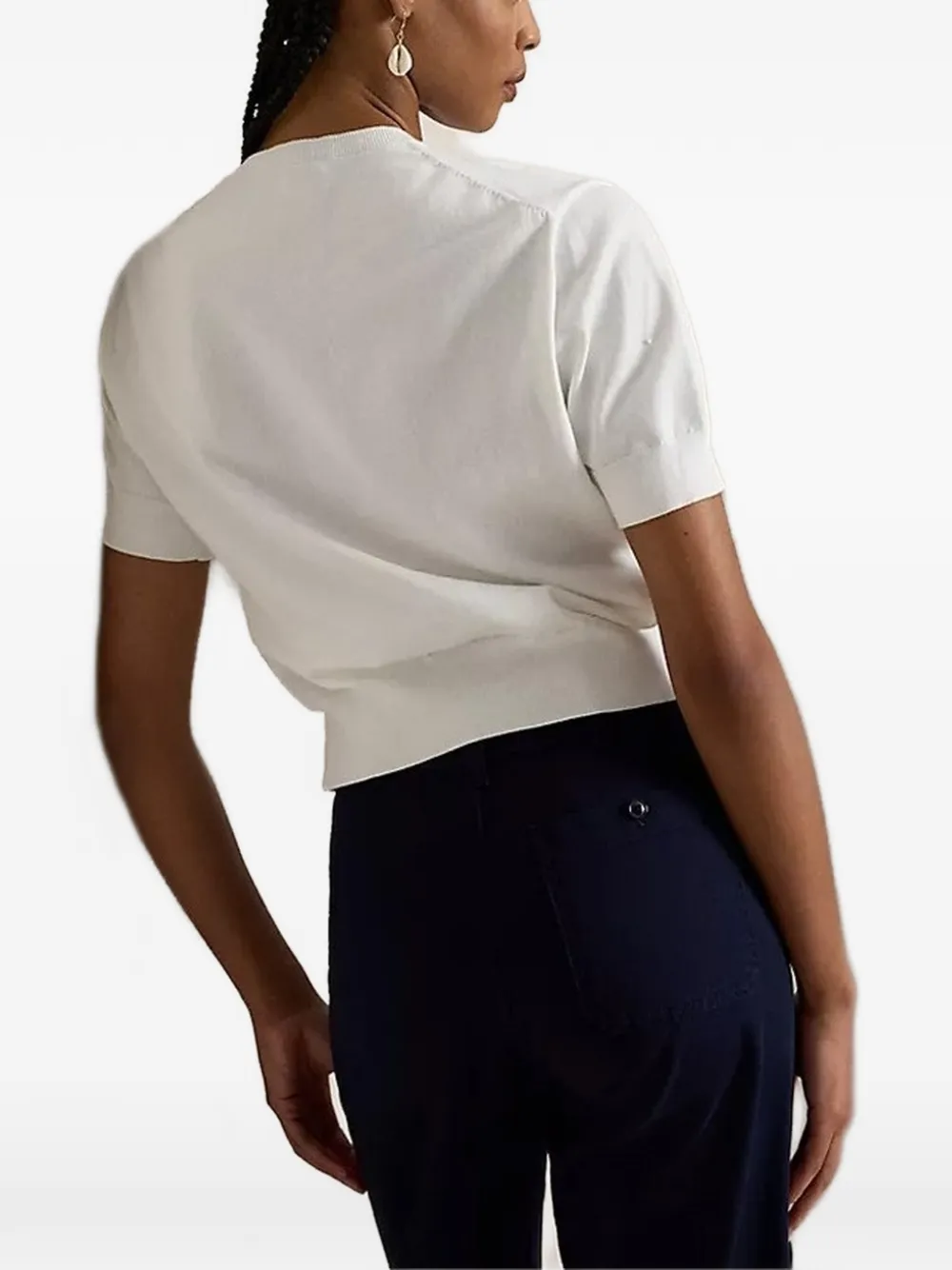 Polo Ralph Lauren Vest met logo en knopen Wit