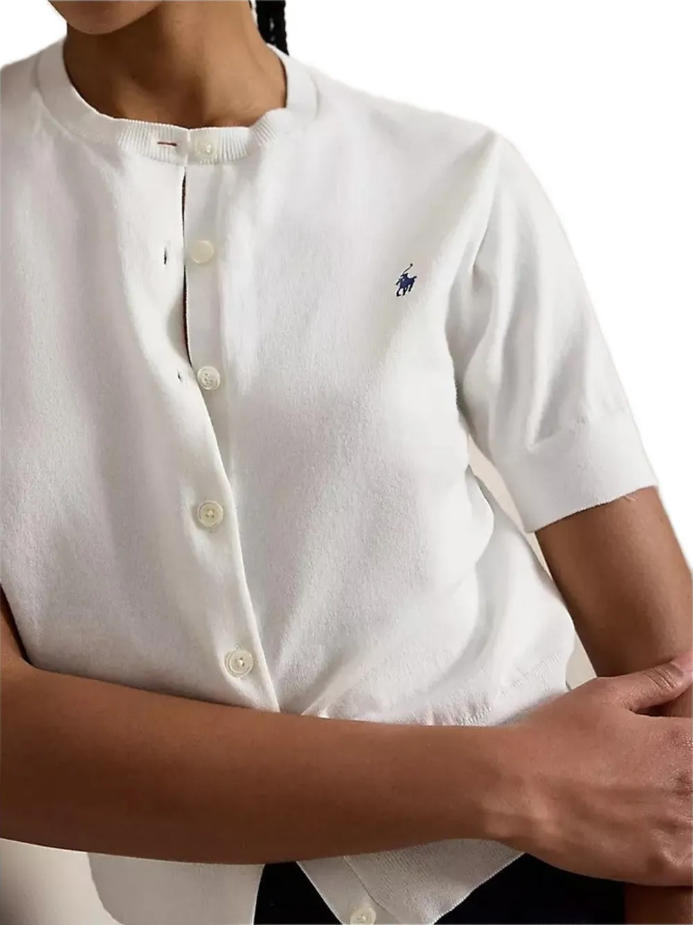 Polo Ralph Lauren Vest met logo en knopen Wit