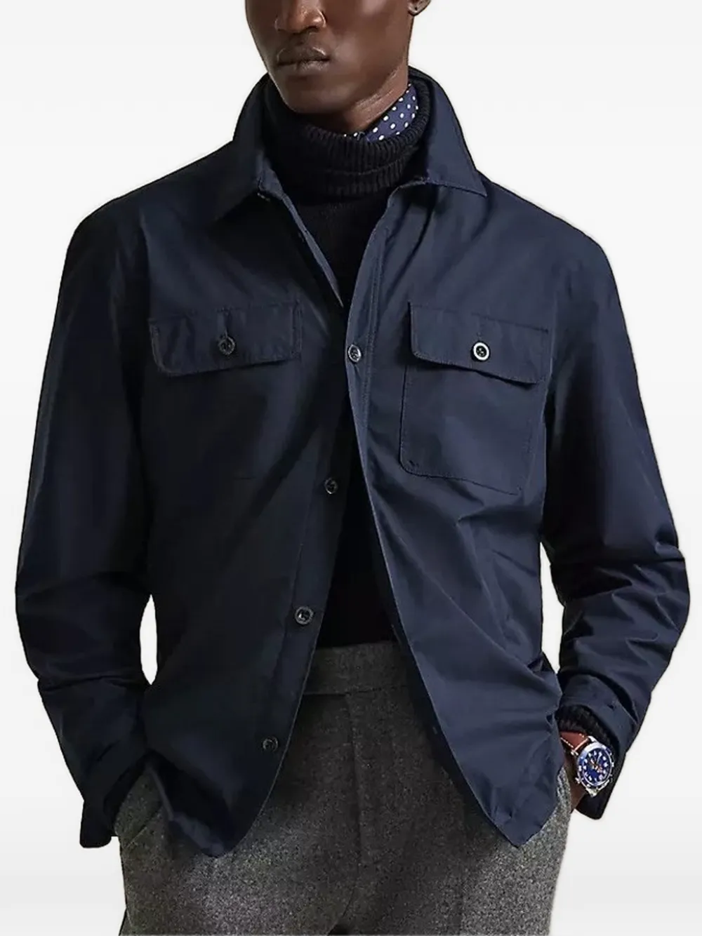 Polo Ralph Lauren buttoned flap-pocket shirt - Blu