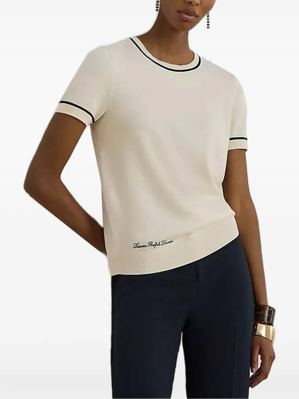 Lauren Ralph Lauren short-sleeves T-shirt - Toni neutri