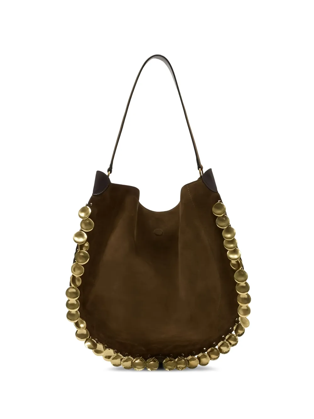 Isabel Marant Oskan Zip-fastening Shoulder Bag In Brown