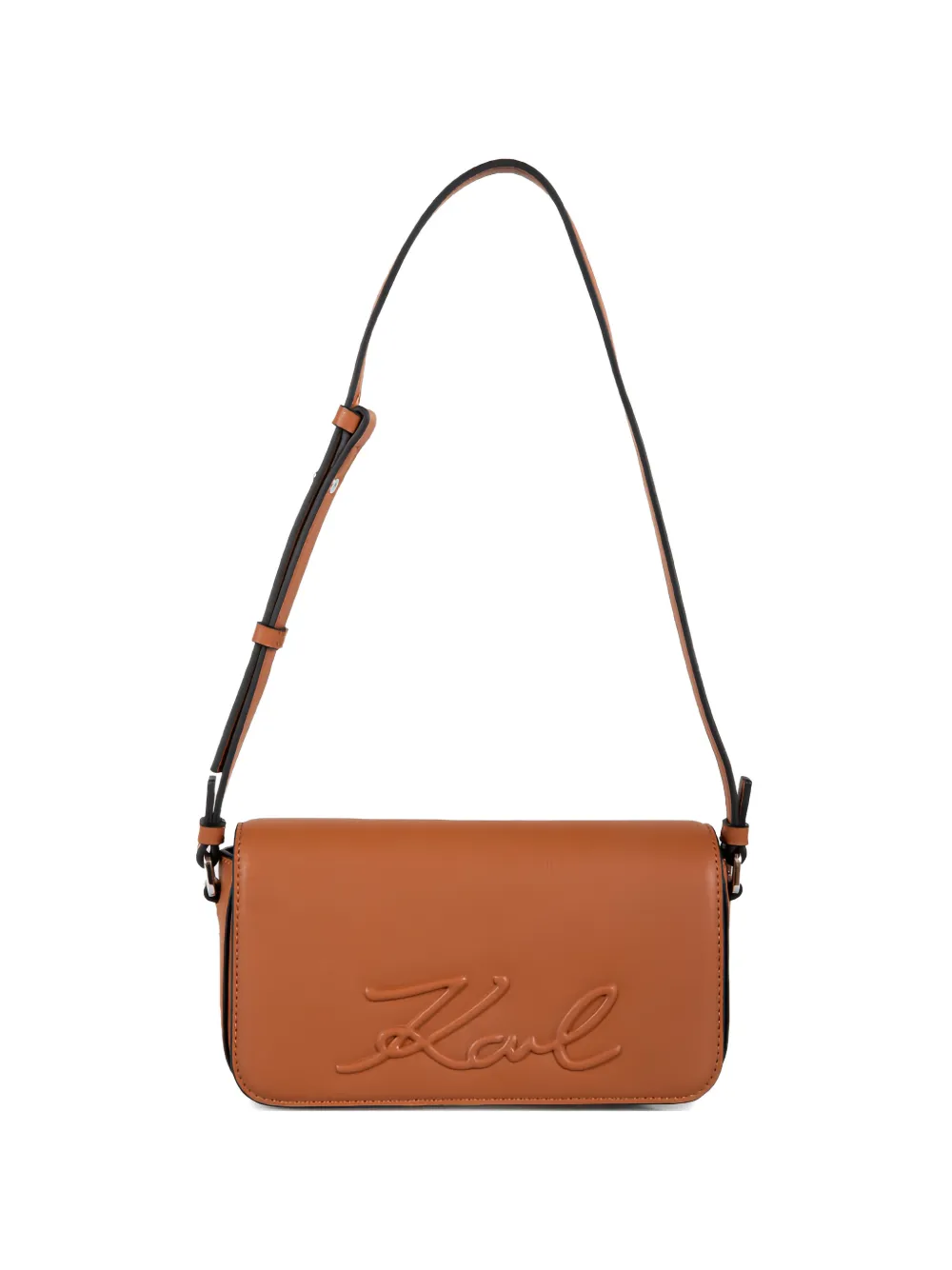 Karl Lagerfeld Borsa a spalla K/Ville con logo - Marrone
