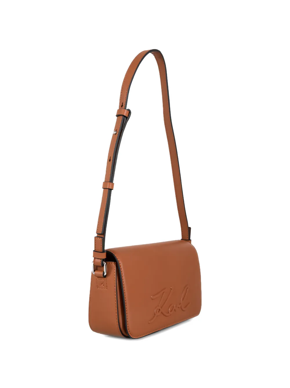 Karl Lagerfeld K Ville schoudertas met logodetail Bruin