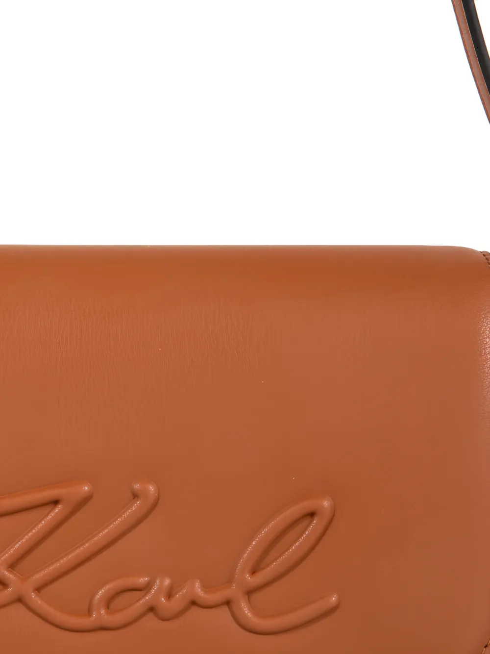 Karl Lagerfeld K Ville schoudertas met logodetail Bruin