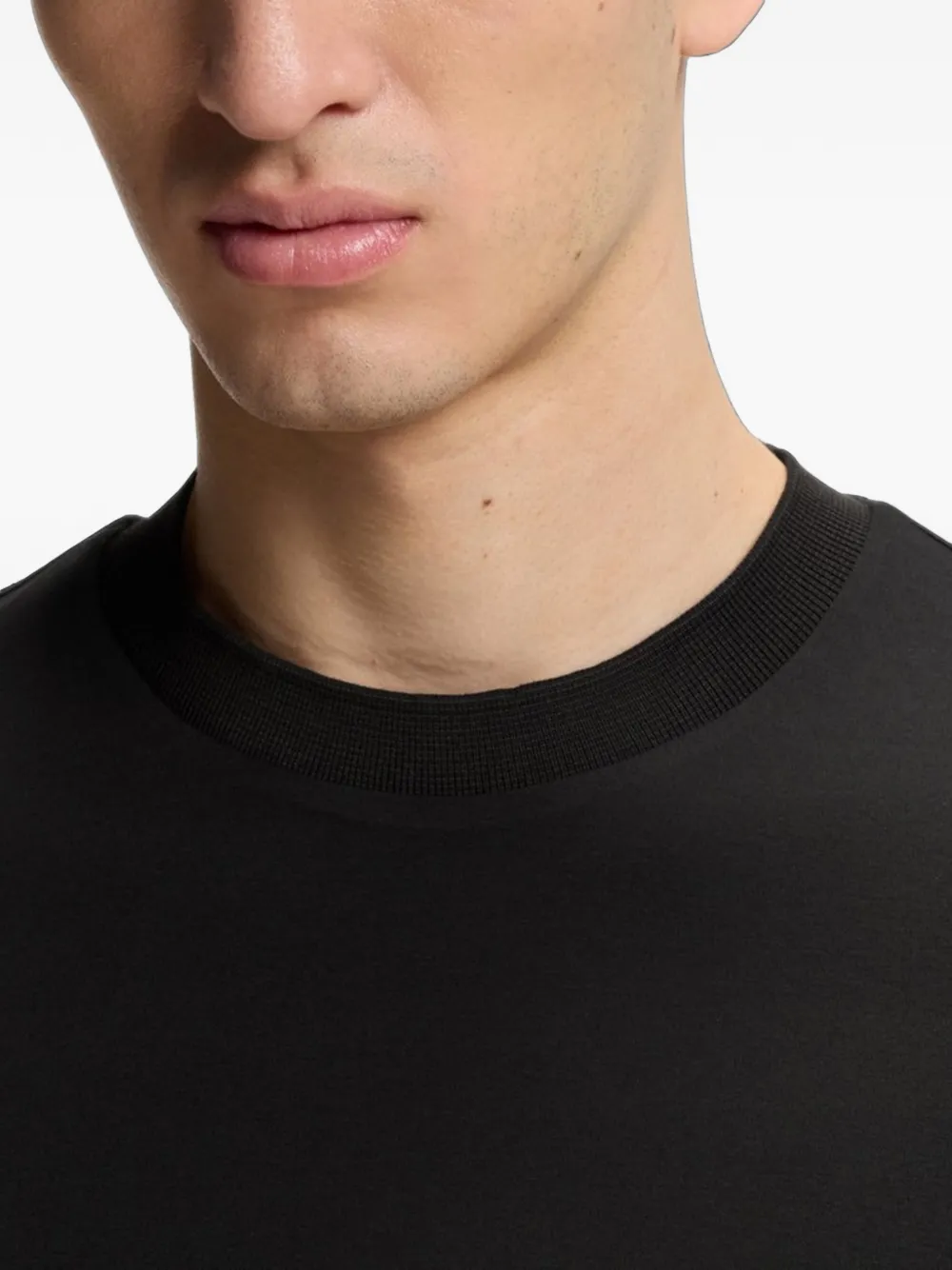 BOSS T-shirt met ronde hals Zwart