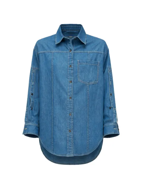 3.1 Phillip Lim camisa de tejido cambray oversize
