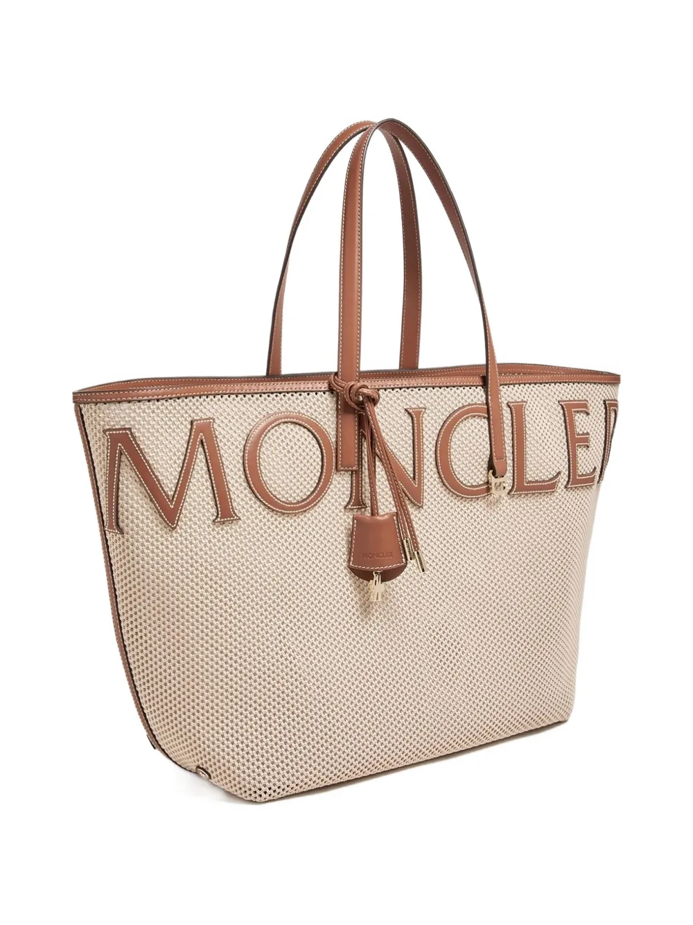 Moncler Very shopper met logodetail Beige