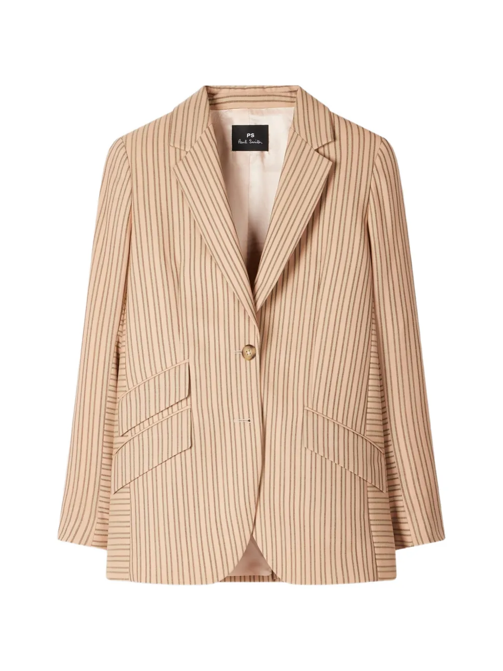 PS Paul Smith single-breasted striped blazer - Toni neutri