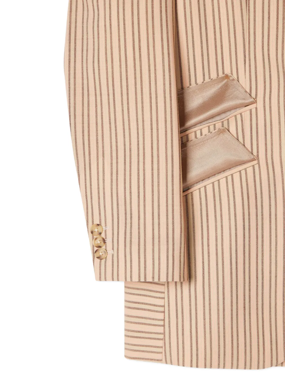 PS Paul Smith Gestreepte blazer Beige