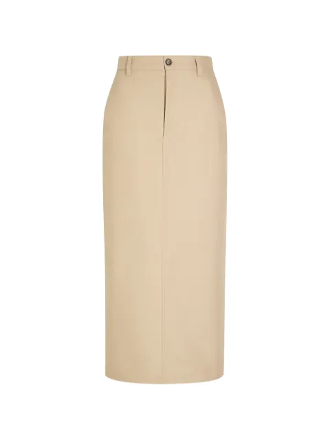 WARDROBE.NYC button midi skirt