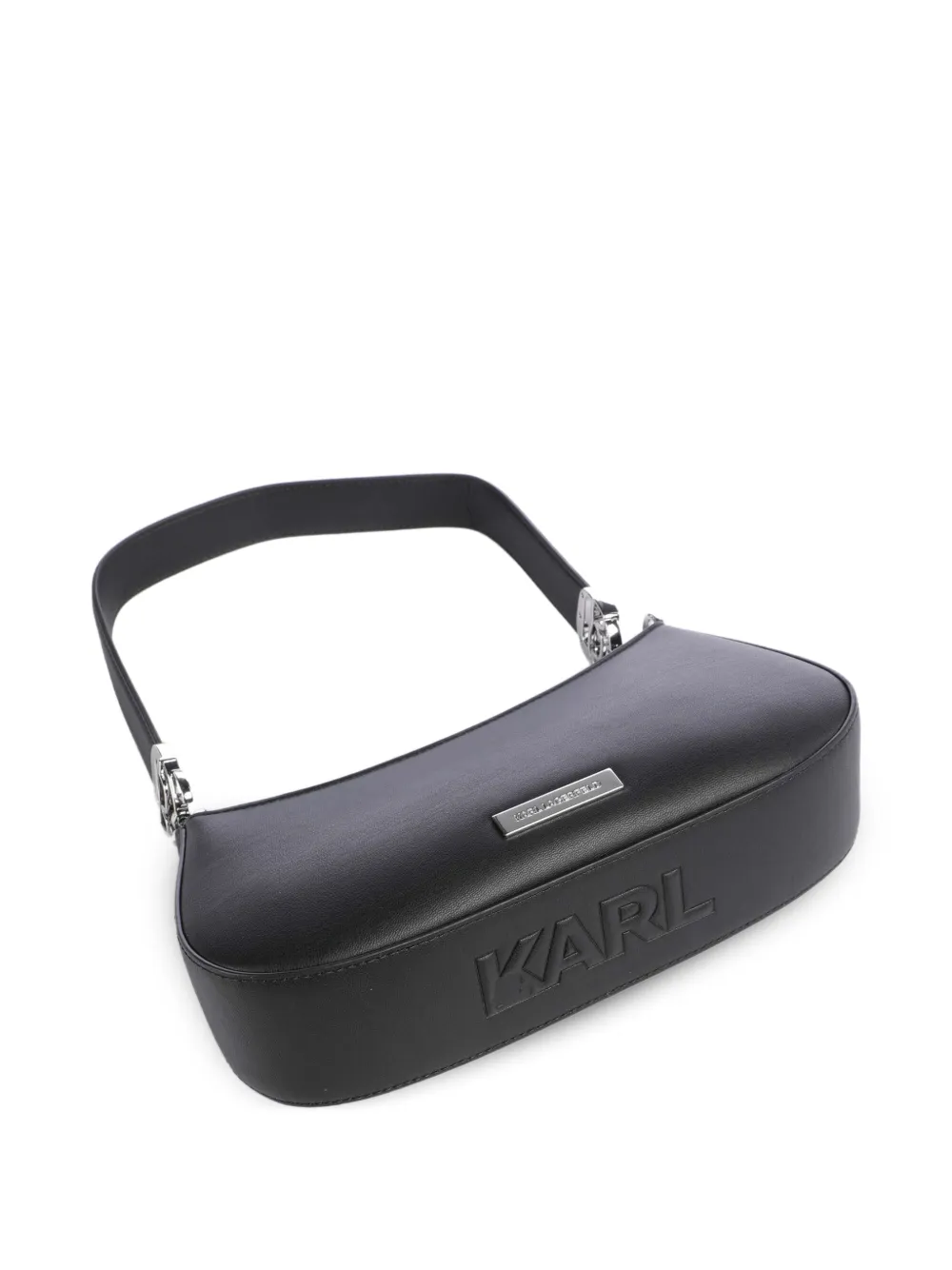 Karl Lagerfeld Ikon schoudertas met logodetail Zwart