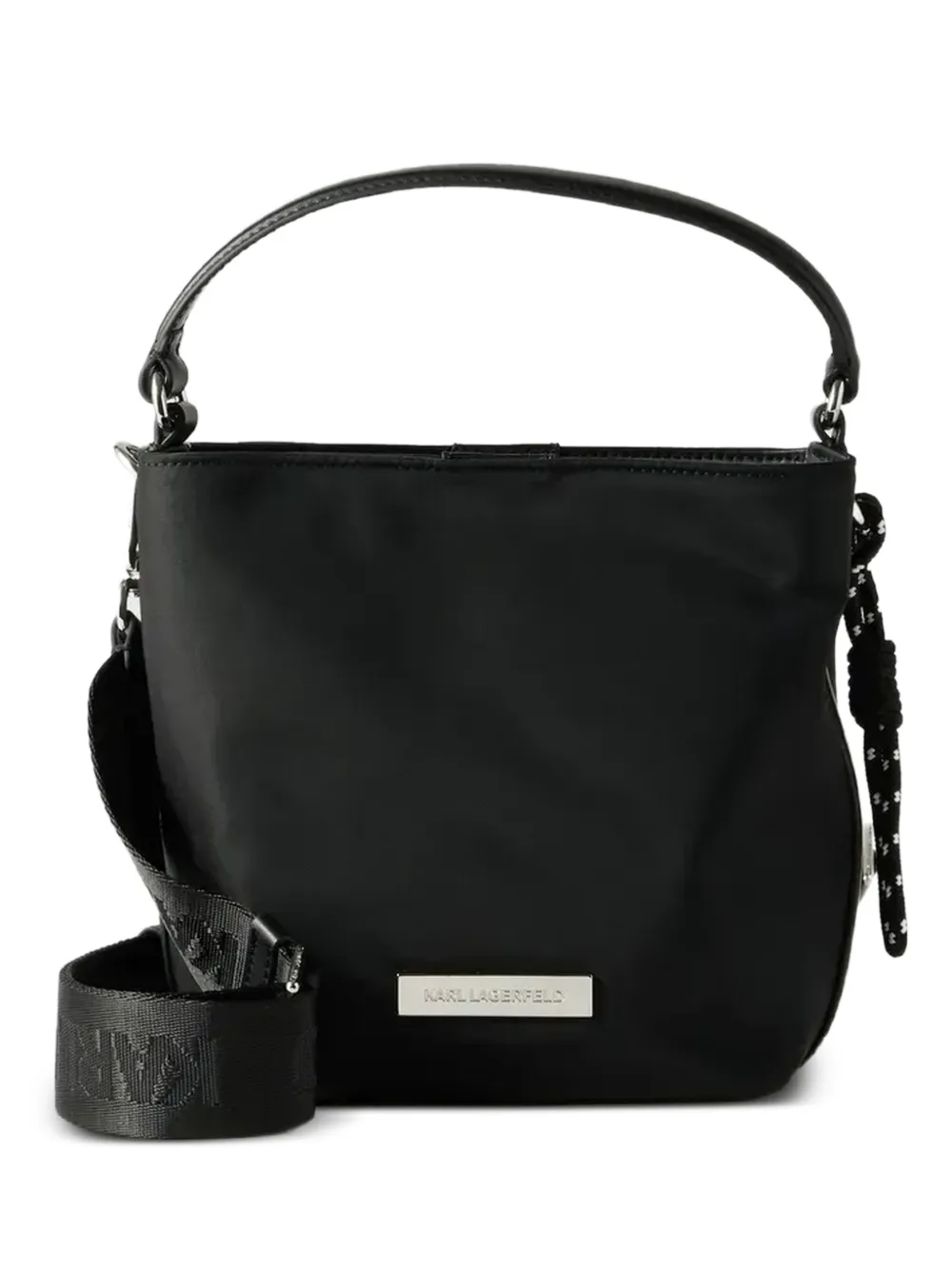 Karl Lagerfeld Borsa a secchiello Ikon Outline - Nero