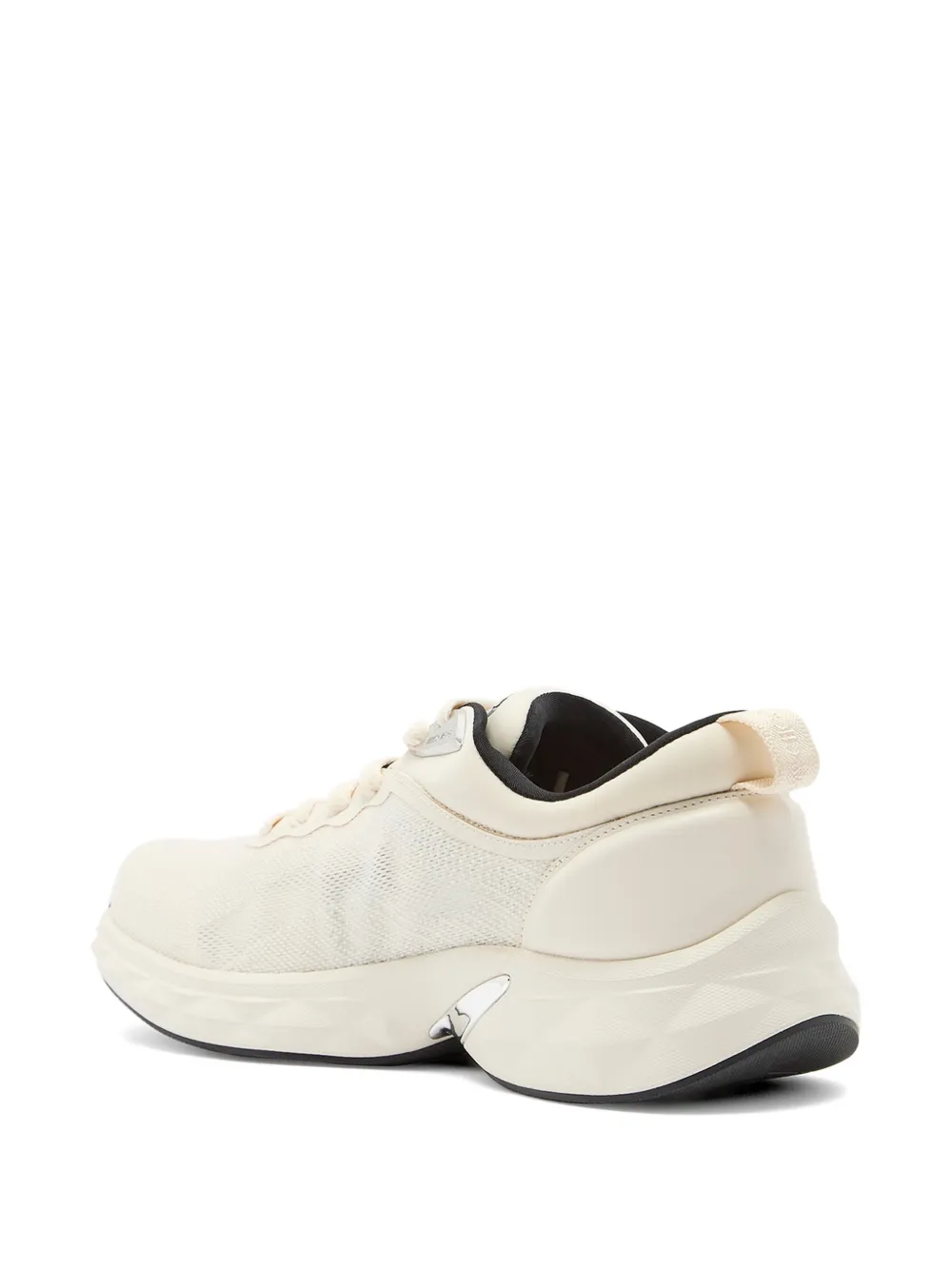 Jimmy Choo Diamond Run mesh sneakers Beige